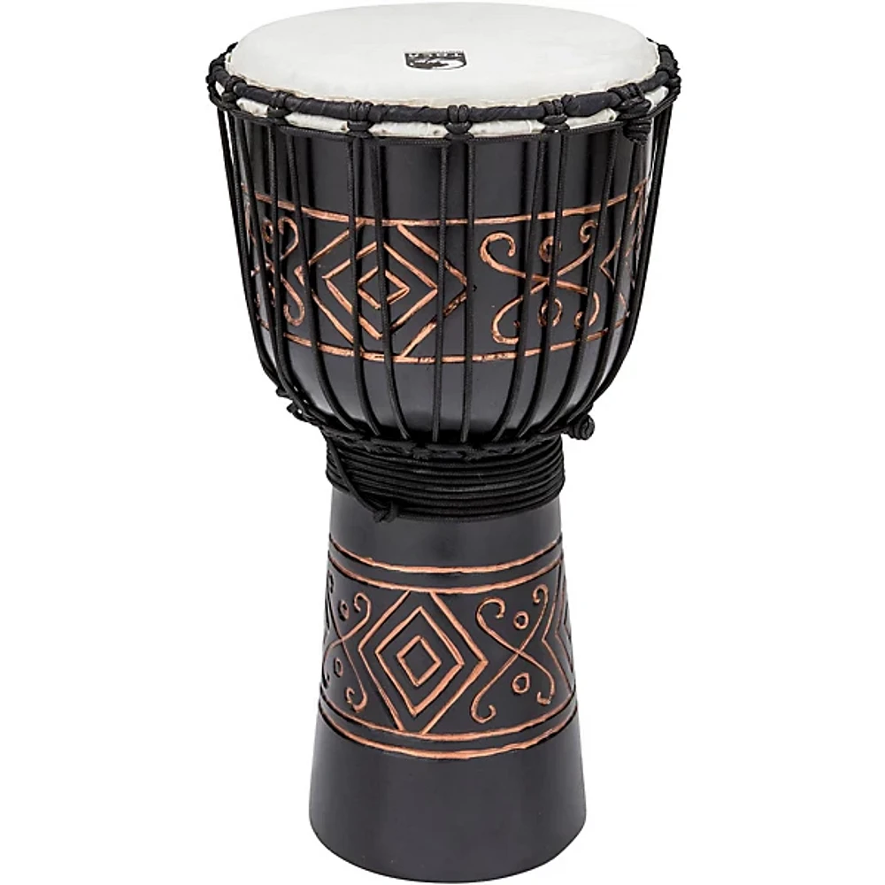 Toca Street Series Black Onyx Djembe Medium