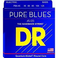 DR Strings Pure Blues Medium 5-String Bass Strings (45-125)