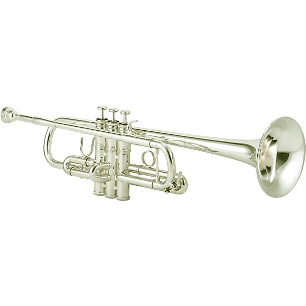 XO 1624S-R Professional Series C Trumpet with Reverse Leadpipe 1624RS-R Rose Brass Bell Silver Finish