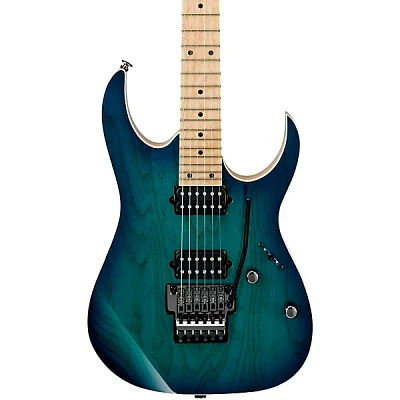 Ibanez RG Prestige Series RG652AHM Electric Guitar Nebula Green Burst