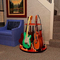 A&S Crafted Products Carousel Deluxe Multi Guitar Stand