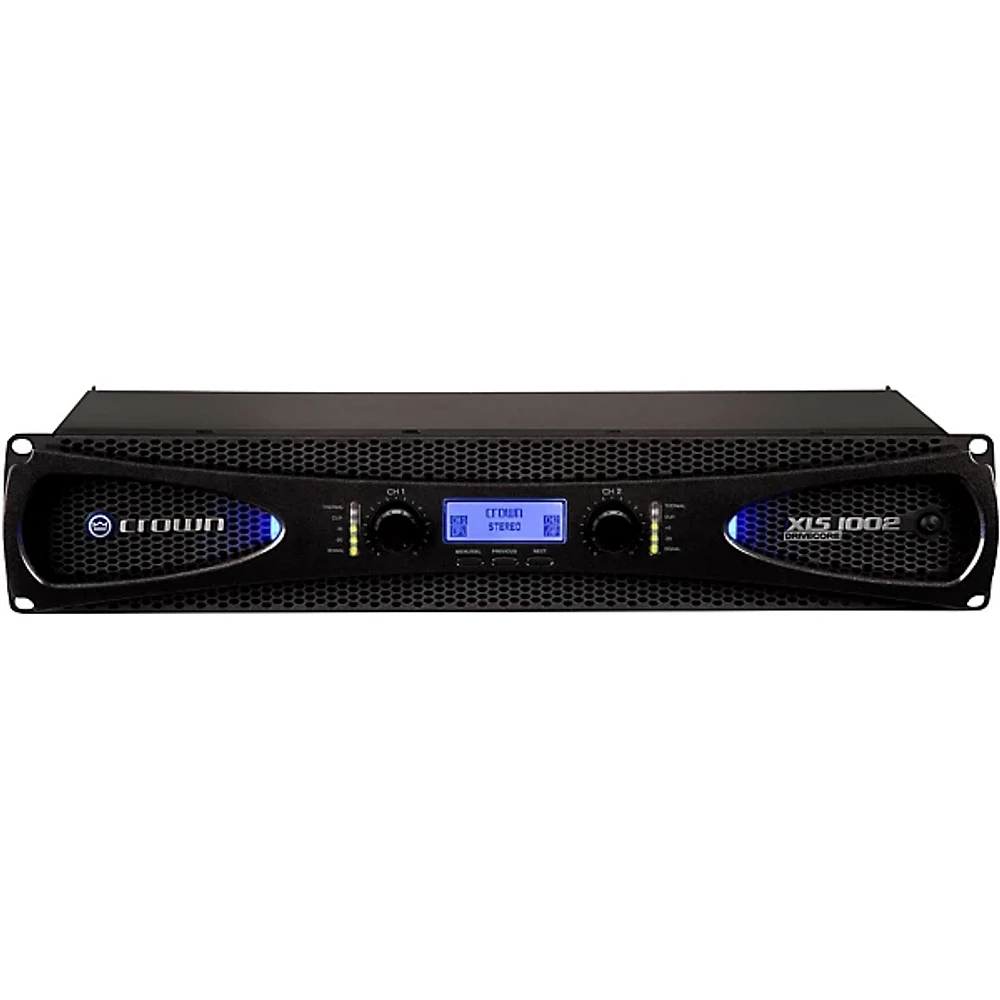 Crown XLS1002 2-Channel 350W Power Amplifier with Onboard DSP