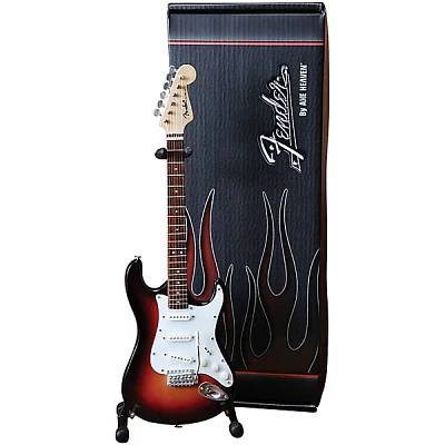 Hal Leonard Fender 60th Anniversary Stratocaster Miniature Guitar Replica