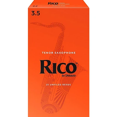 Rico Tenor Saxophone Reeds, Box of 25 Strength 3.5