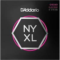 D'Addario NYXL0980 8-String Super Light Nickel Wound Electric Guitar Strings (09-80)