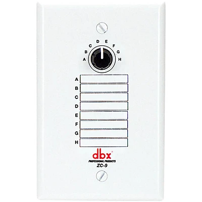 dbx DBXZC9V Wall Mount Zone Volume Control&*