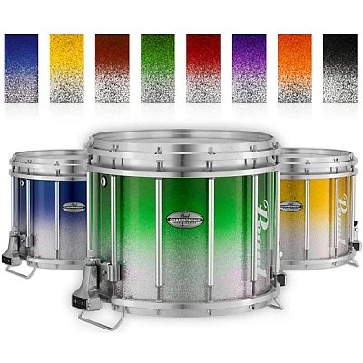 Pearl Championship Maple Varsity FFX Marching Snare Drum Fade Top Finish 14 x 12 in. Purple Silver #977