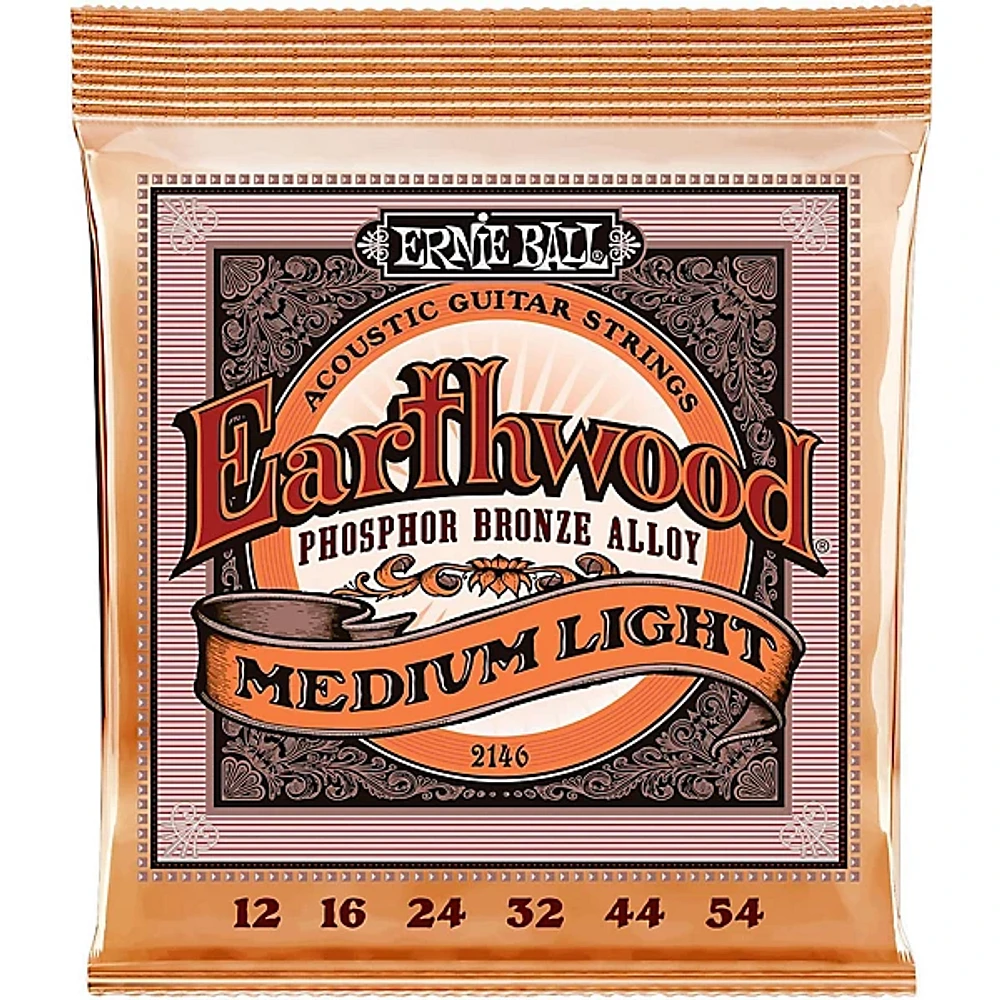 Ernie Ball Earthwood Phosphor Bronze -Light Acoustic Guitar Strings