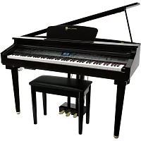 Open Box Williams Symphony Grand Digital Piano with Bench Level 1 Ebony Polish