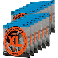 D'Addario EXL110-12P Nickel Wound Light Electric Guitar Strings 12-Pack