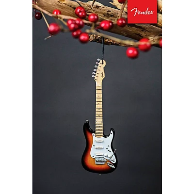 Clearance Axe Heaven Fender Sunburst Strat 6" Holiday Ornament