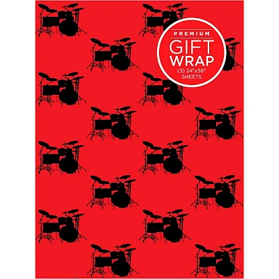 Hal Leonard Drumset Wrapping Paper