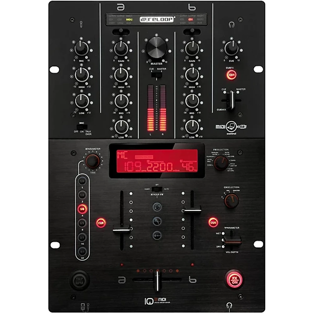 Reloop IQ2 2-Channel MIDI Mixer