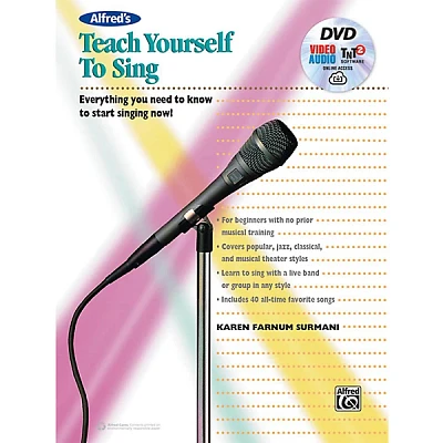 Alfred Alfred's Teach Yourself to Sing Book, DVD & Online Audio, Video & Software