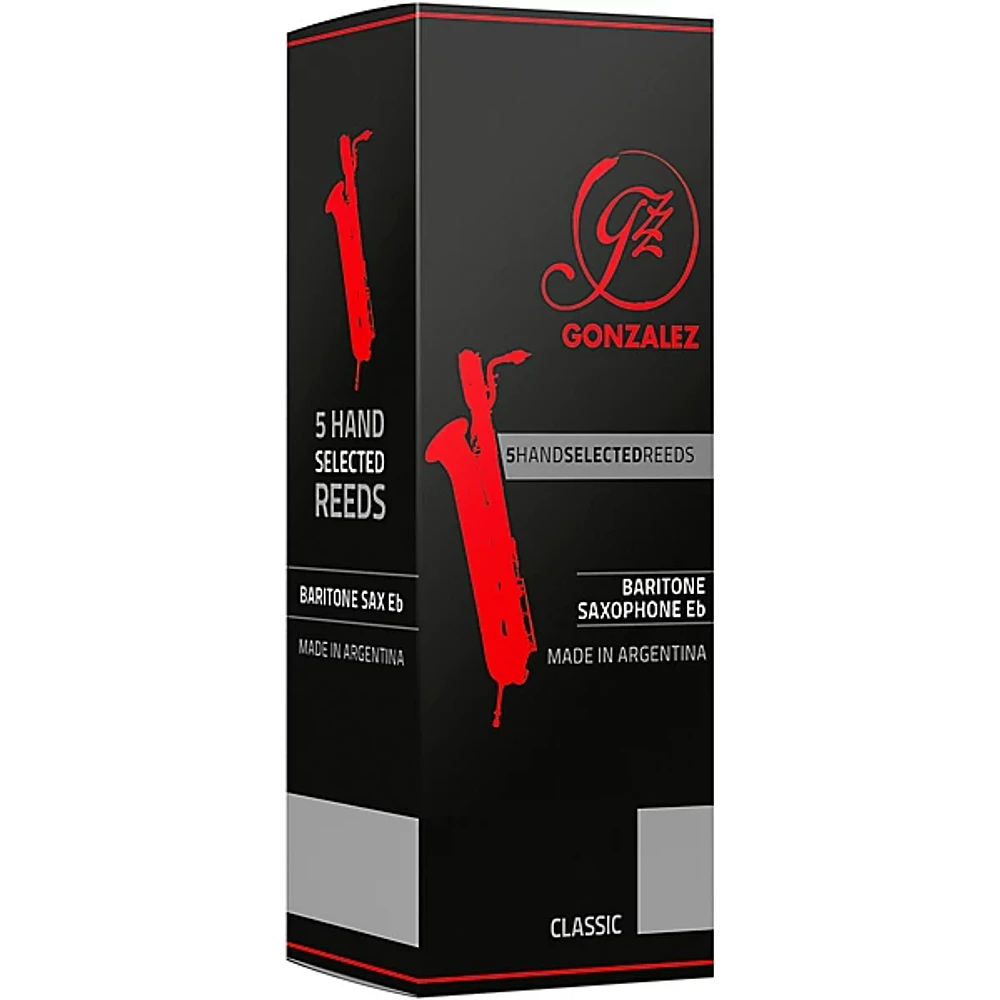 Gonzalez Classic Bass Clarinet Reeds Box of 5 Strength 3