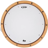 PDP by DW Limited-Edition Dark Stain Maple and Walnut Snare With Walnut Hoops and Chrome Hardware 14 x 7.5 in.