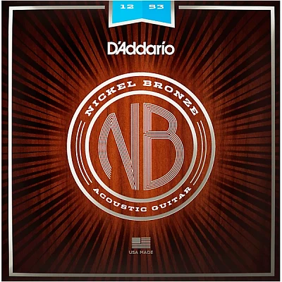 D'Addario NB1253 Nickel Bronze Light Acoustic Strings