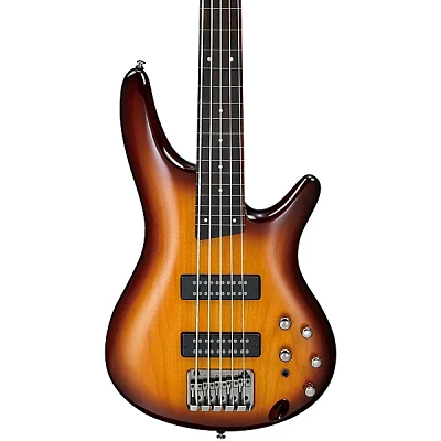 Ibanez SR375EF 5-String Fretless Electric Bass Brown Burst