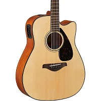 Yamaha FG Series FGX800C Acoustic-Electric Guitar Natural