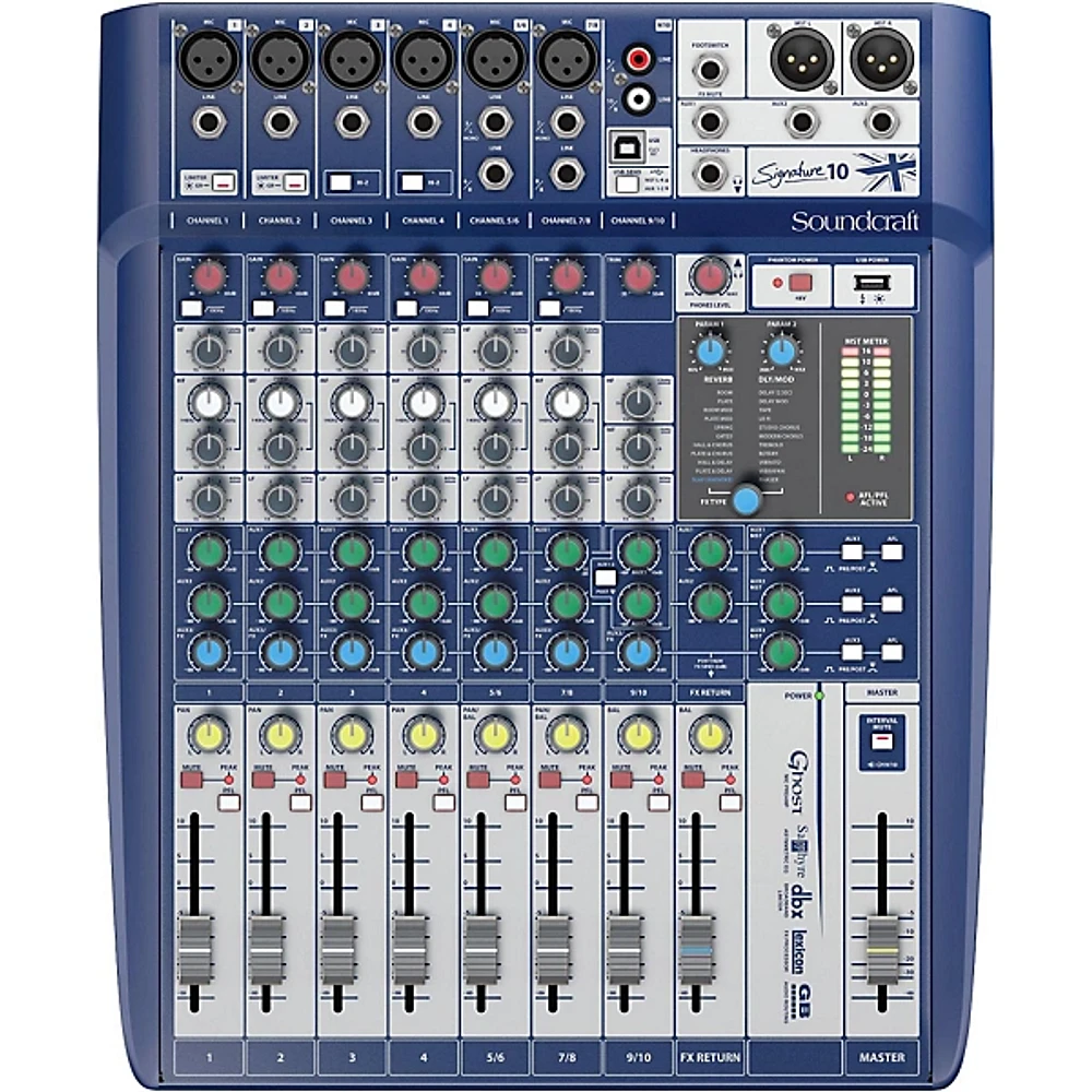 Soundcraft Signature 10 10-Input Analog Mixer