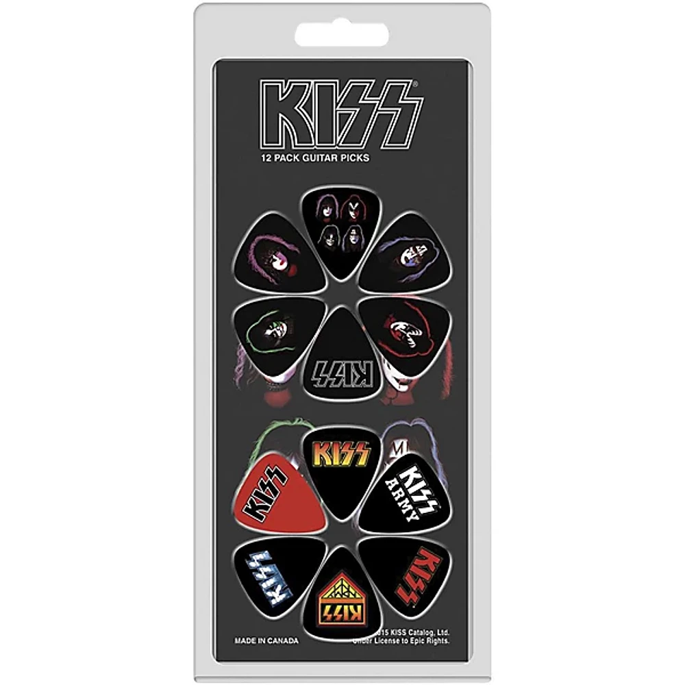 Perri's KISS Medium Gauge Guitar Pick 12 Pack