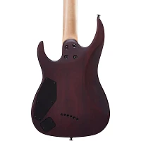 Mitchell MM100 Mini Double-Cutaway Electric Guitar Walnut Stain