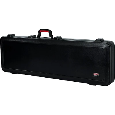 Open Box Gator TSA ATA Molded Bass Guitar Case Level 1 Black Black