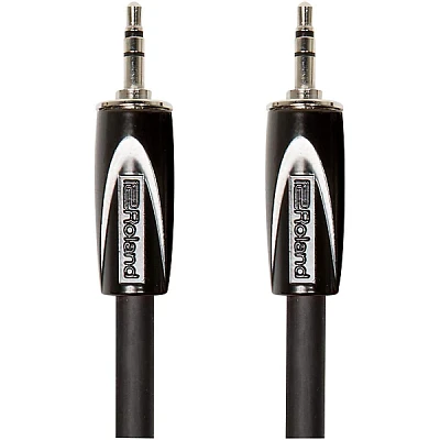 Open Box Roland Black Series 3.5mm TRS-3.5mm TRS Balanced Interconnect Cable Level 1 5 ft. Black