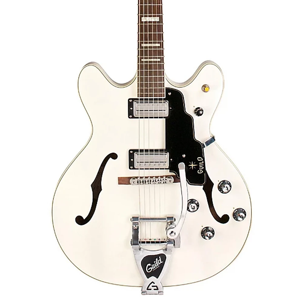 Open Box Guild Starfire V Semi-Hollowbody Electric Guitar Level 1 White