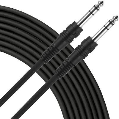 Livewire Essential Interconnect Cable 1/4" TRS Male to 1/4" TRS Male 3 ft. Black