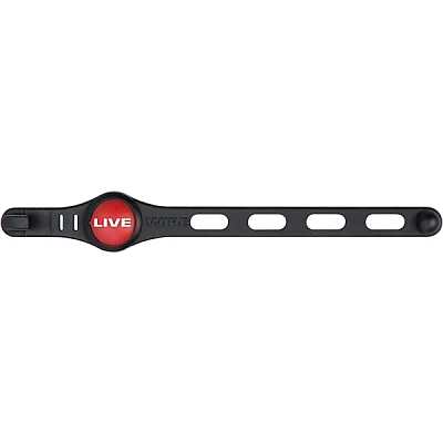 Livewire Essential Rubber Cable Strap 2-Pack Black
