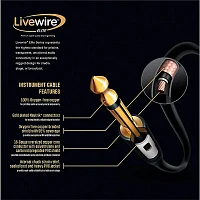 Open Box Livewire Elite 12g Speaker Cable Banana to 1/4" Male Level 1 25 ft. Black