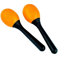 Nino Nino Percussion Plastic Egg Maracas, Pair, Orange