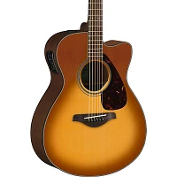 Yamaha FSX800C Small-Body Acoustic-Electric Guitar Sand Burst