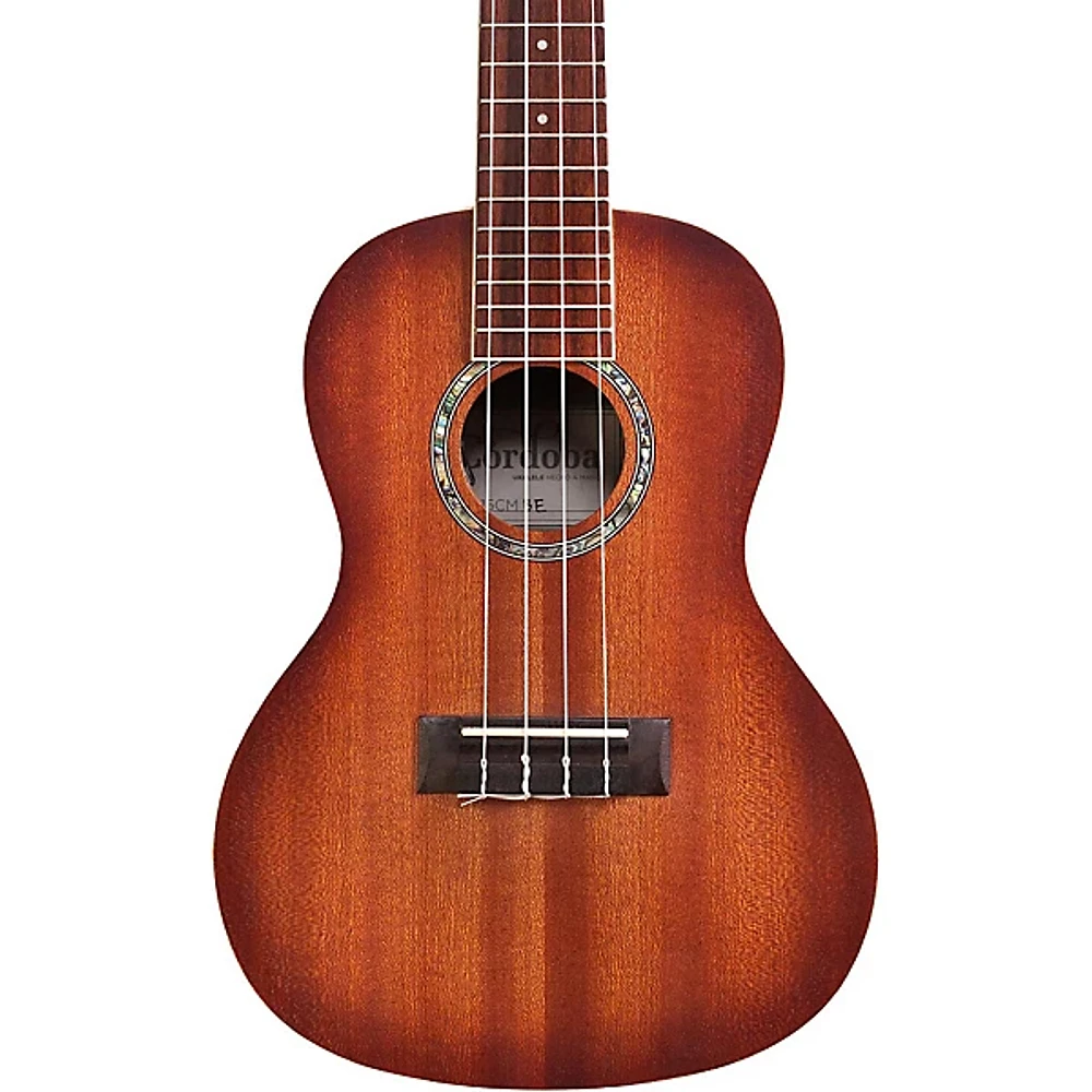 Cordoba 15CM-E Concert Acoustic-Electric Ukulele Edge Burst