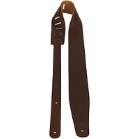 Perri's 2" Soft Italian Leather Guitar Strap Coconut Brown 2.5 in.