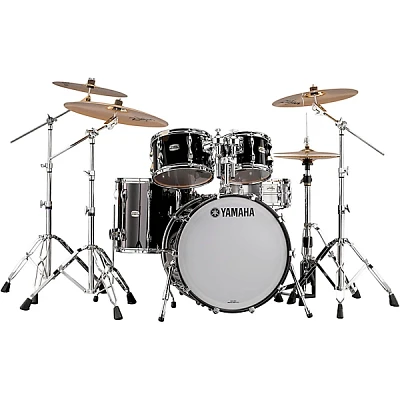 Yamaha 4-Piece Recording Custom Shell Pack Solid Black