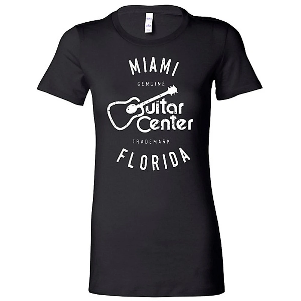 Guitar Center Ladies Miami Fitted Tee Medium