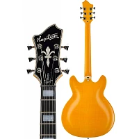 Hagstrom Super Viking Flame Maple Electric Guitar Dandy Dandelion