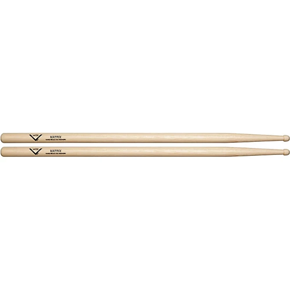 Vater American Hickory Matrix Drumsticks Wood