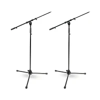 DR Pro Tripod Mic Stand With Telescoping Boom 2-Pack