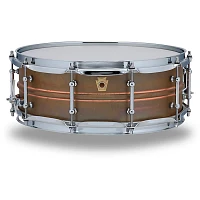 Ludwig Copper Phonic Smooth Snare Drum 14 x 5 in. Raw Smooth Finish with Tube Lugs