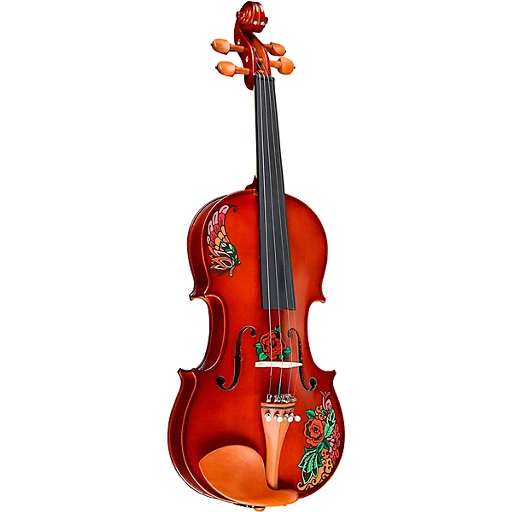 Rozanna's Violins Butterfly Rose Tattoo Series Violin Outfit 3/4