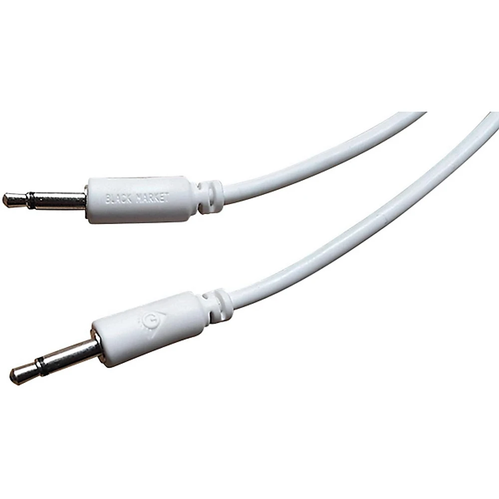 Black Market Modular 10" Patch Cable 5 Pack White