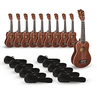 Mitchell MU40 Soprano Ukulele Classroom 10-Pack