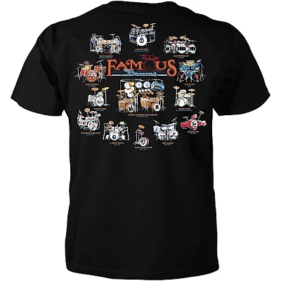 Taboo T-Shirt "Famous Drum Sets" Large