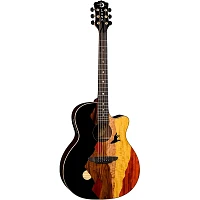 Luna Vista Wolf Acoustic-Electric Guitar Natural