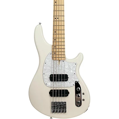 Schecter Guitar Research CV-5 Bass 5-String Electric Bass Guitar Ivory