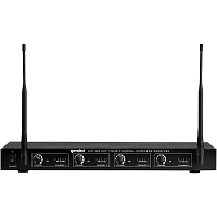 Open Box Gemini UHF-04M 4-Channel Wireless Handheld Microphone System, 517.6/521.5/533.7/537.2mHz Level 2 S1234 197881077860