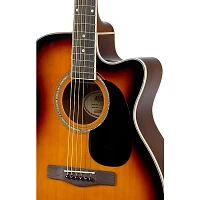 Mitchell O120CESB Auditorium Acoustic-Electric Guitar 3-Color Sunburst